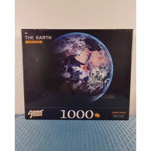 1000 Piece Earth Puzzle By Anvava. New In Sealed Box. Planet Series - Picture 1 of 2